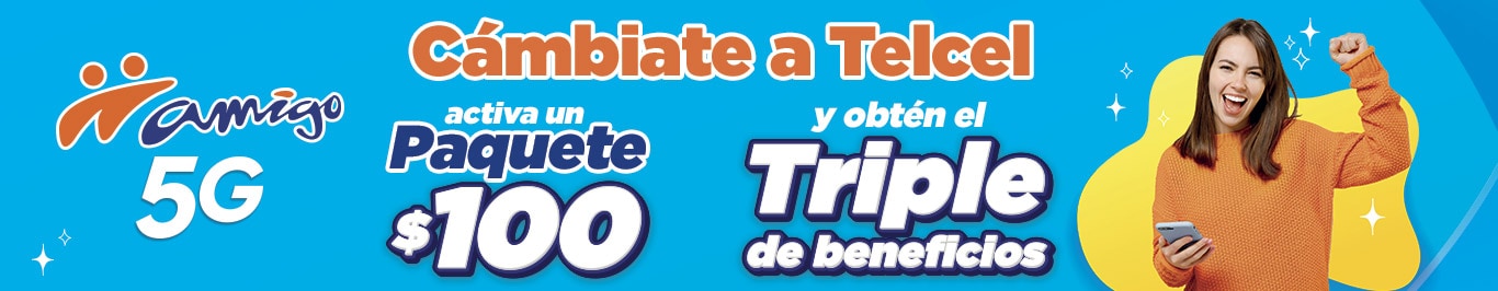por treinta dias recibes cuatro gigas y mas recargando cien pesos cambiaste ahora a telcel