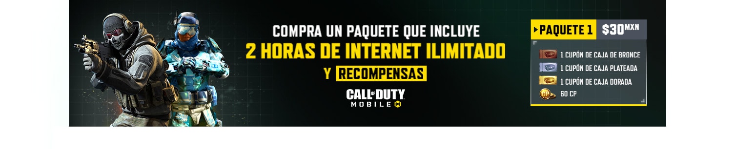 ahora con telcel sube de nivel compra un paquete dos horas y disfuta de internet ilimitado