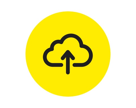 icono de seguridad en la nube